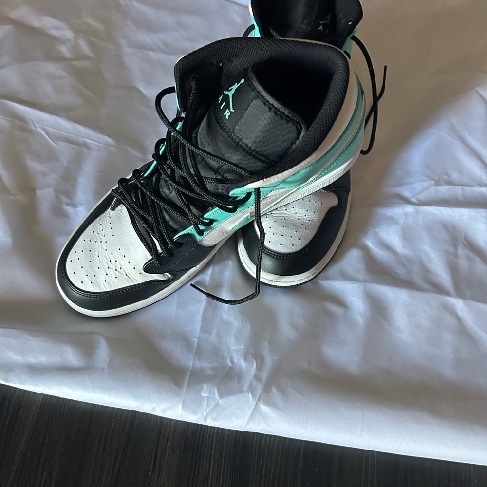 Jordan Sneakers with Black and White Design